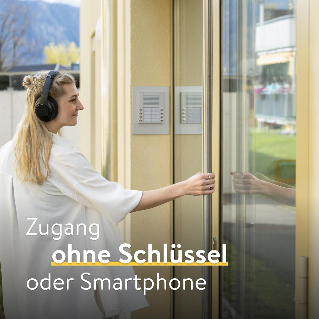 Nuki Opener, elektronisches Türschloss für Mehrfamilienhäuser, steuert den Türöffner der Gegensprech