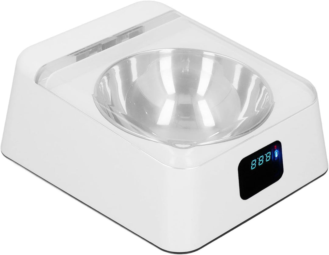 Mrisata Haustier-Futternapf mit Offener Abdeckung, Automatischer Deckel, Induktions-Futternapf, Haus