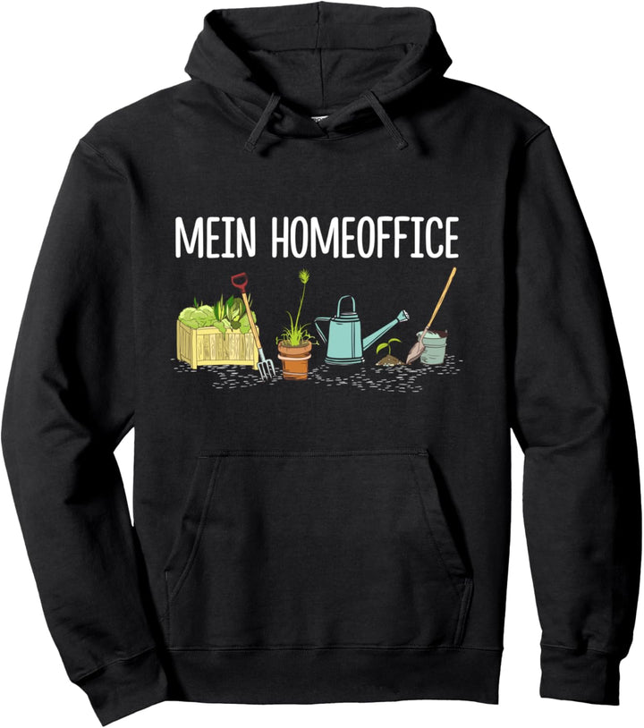 Gartenarbeit Mein Homeoffice Gärtner Schrebergarten Beet Pullover Hoodie