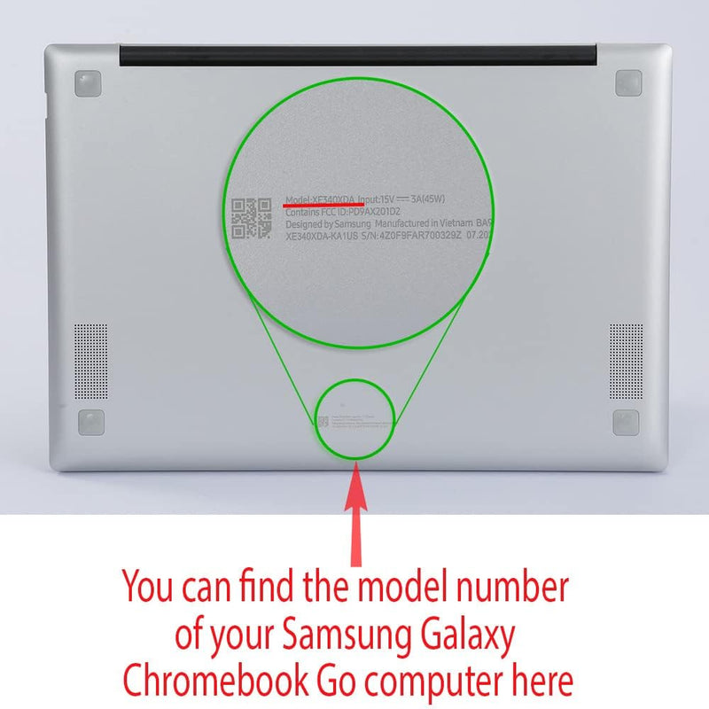 mCover Hartschalenhülle, nur kompatibel mit 2021 35,6 cm (14 Zoll) Samsung Galaxy Chromebook Go XE34