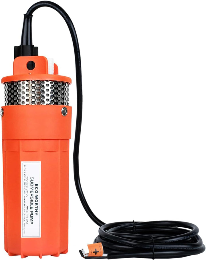 DCHOUSE 24V Edelstahl Membranpumpe, Brunnenpumpe, Solarwasserpumpe, DC Pumpe Farm & Ranch Tauch Tief
