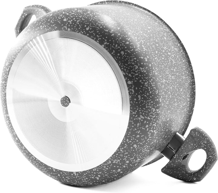 Zanetti, Antihaft-Topf mit Griffen aus seltenem Stein, 22 cm