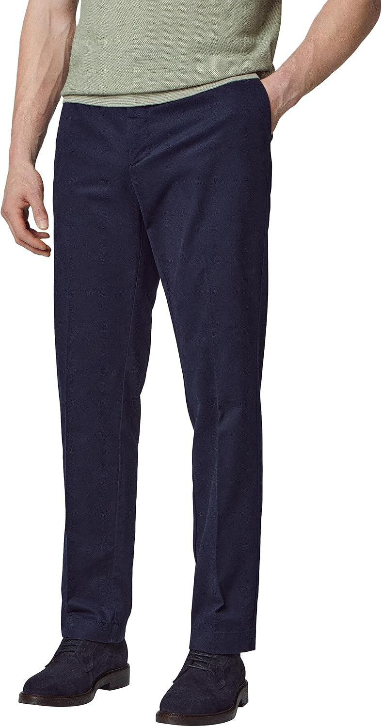 Hackett London Herren Hose C Chino Sanderson 33W / 28L Blue (Navy Blazer), 33W / 28L Blue (Navy Blaz