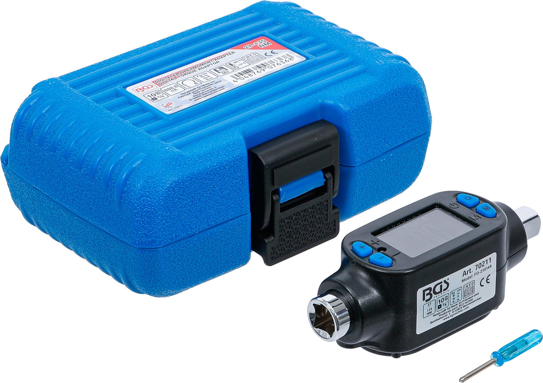 BGS 70211 | Digitaler Drehmoment-Adapter | 10 mm (3/8") | 27 - 135 Nm 10 mm (3/8") | 27 - 135 Nm | n