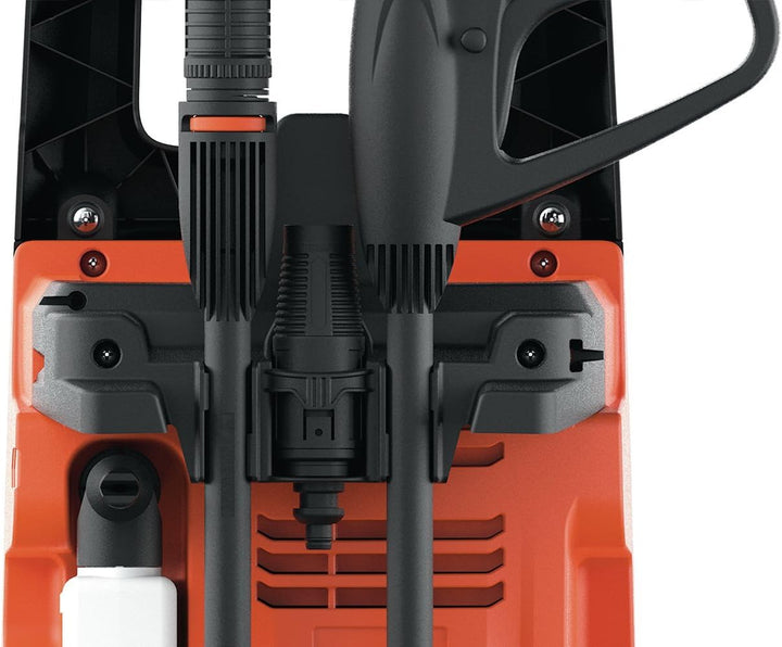 BLACK+DECKER Hochdruckreiniger BXPW1400PE mit Patio Cleaner und Feste Bürste (1400 W, 110 bar, 390 l