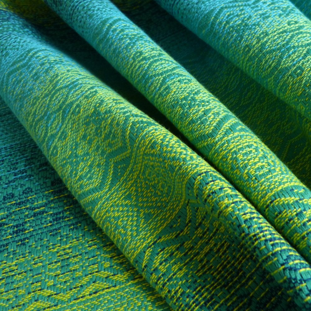Didymos Babytragetuch, Modell Ada Malachit, Grösse 5, Grün Gr. 5 (420 cm), Gr. 5 (420 cm)