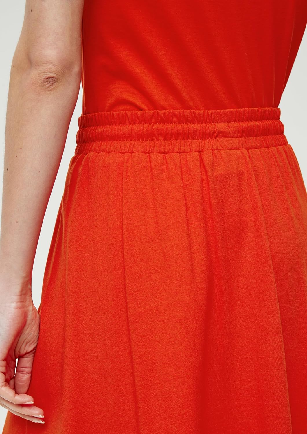 s.Oliver Damen Midi Rock 34 Orange 2550, 34 Orange 2550