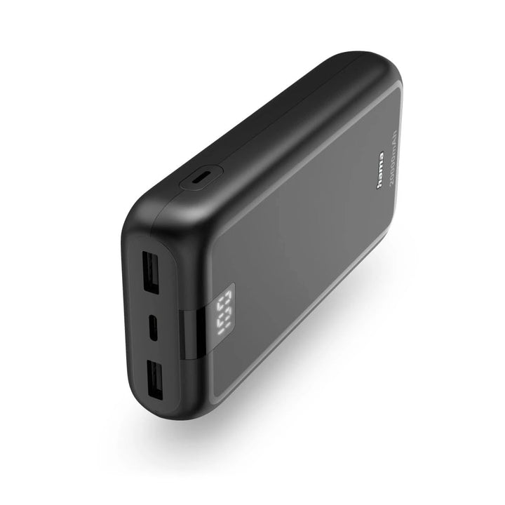 Hama Powerbank Performance 20 20000mAh (externer Akku mit 1x USB C + 2X USB A, Power Pack Zertifizie