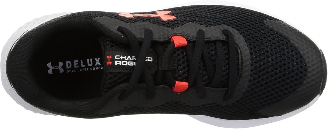 Under Armour Herren Ua Charged Rogue 3Laufschuhe 41 EU Weit 001 Schwarz Halo Grau Radiorot, 41 EU We