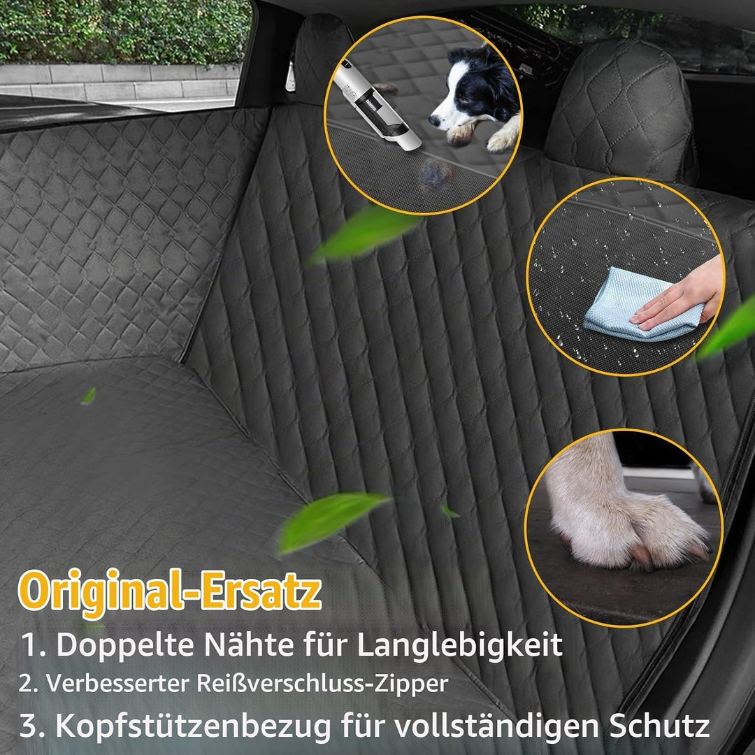 TTCR-II Kompatibel mit Autoschondecke Hund Rücksitz Tesla Model 3 Y S 2018-2023 Wasserdicht &amp; Kratzf