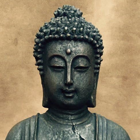 Boltze Buddha Figur sitzend (Höhe 40 cm, Statue aus Kunstharz, Feng-Shui Deko, Dekoration / Geschenk