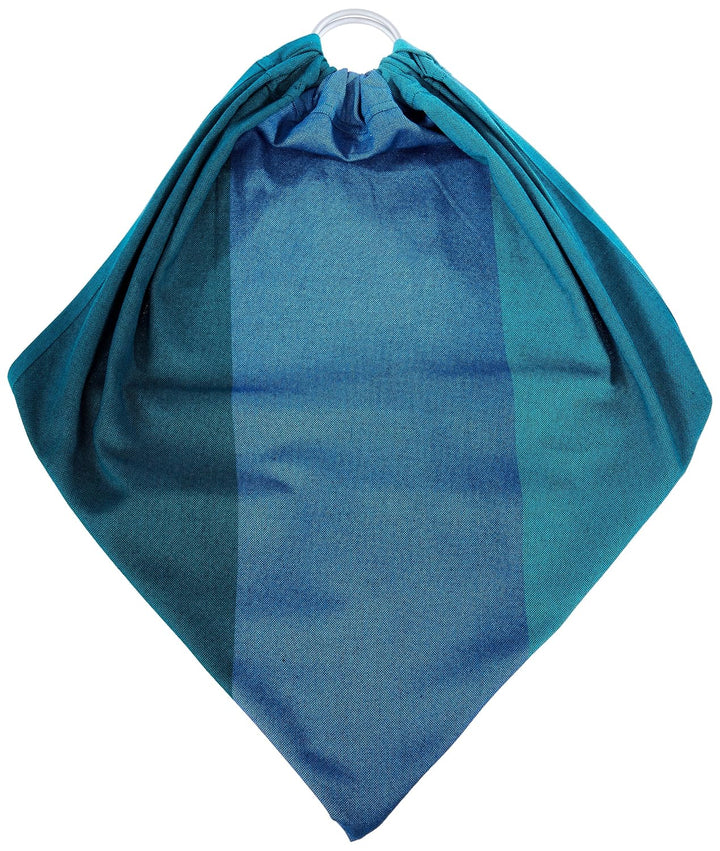 Hoppediz Ring-Sling, Baby-Tragetuch ab Geburt, 100 % schadstoffgeprüfte Baumwolle, Design Bilbao, Bi