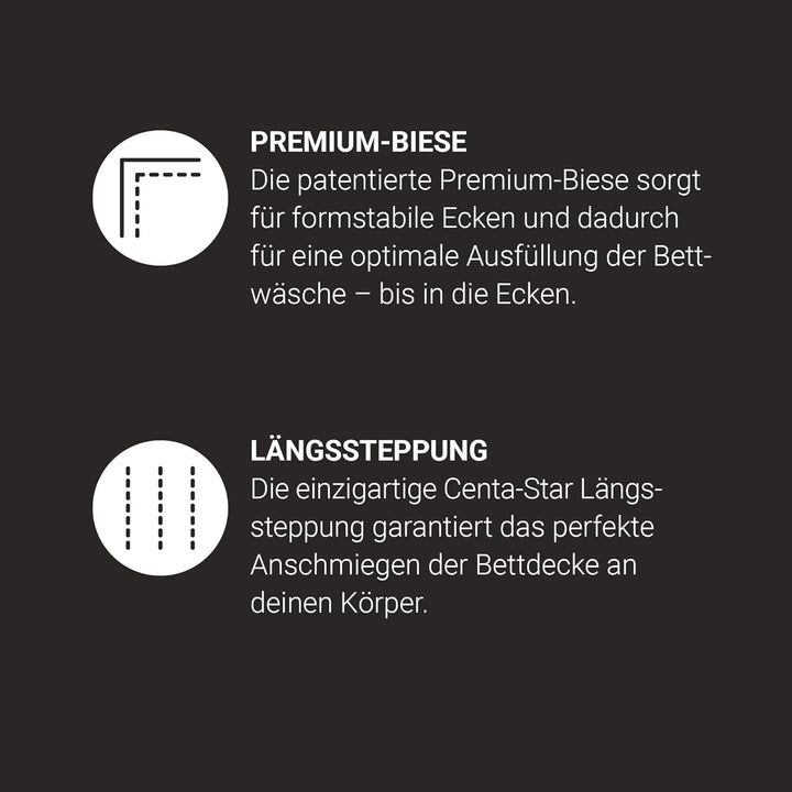 Centa-Star 0297.00 Famous Ganzjahresbett, 200 x 220 cm 200 cm x 220 cm Weiss, 200 cm x 220 cm Weiss