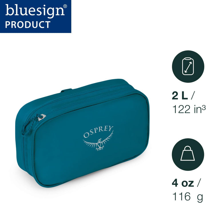 Osprey Europe Ultraleichter Organizer mit Reissverschluss Rucksack-Zubehör Schwarz, Schwarz