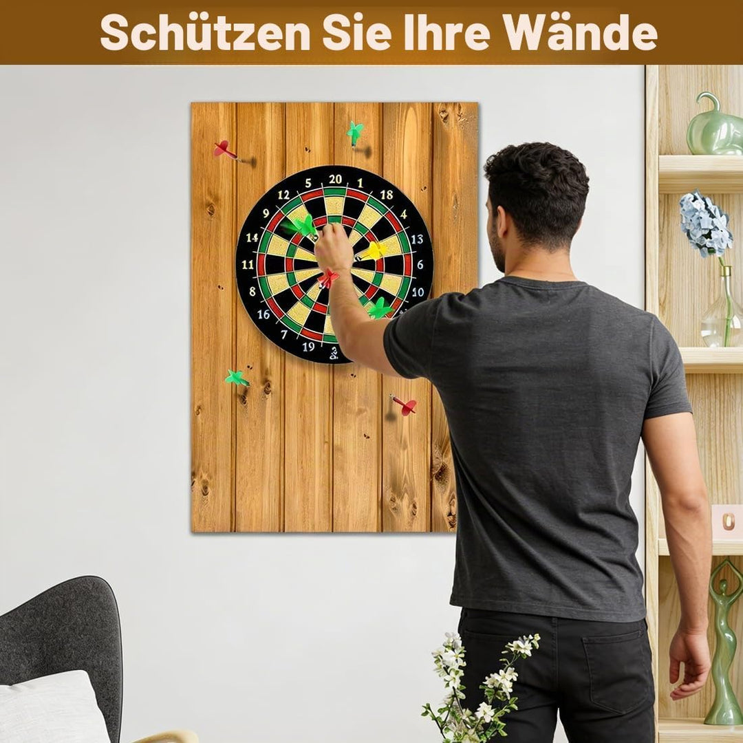Holzmaserung Dartscheibe Wandschutz, Surround Dartscheibe Filz, Dartboard Wandschutz, Dart Surround