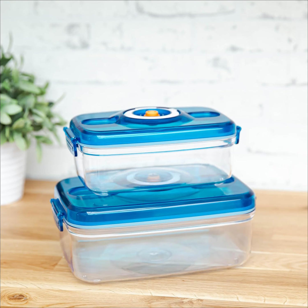 PowerXL Duo NutriSealer MEGA SET - 6in1 Vakuumiergerät - 3 Programme - hält Lebensmittel bis zu 5x l