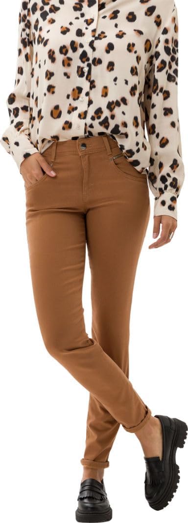 BRAX Damen Style Shakira Winter Dream Hose 29W / 30L Vikunja, 29W / 30L Vikunja