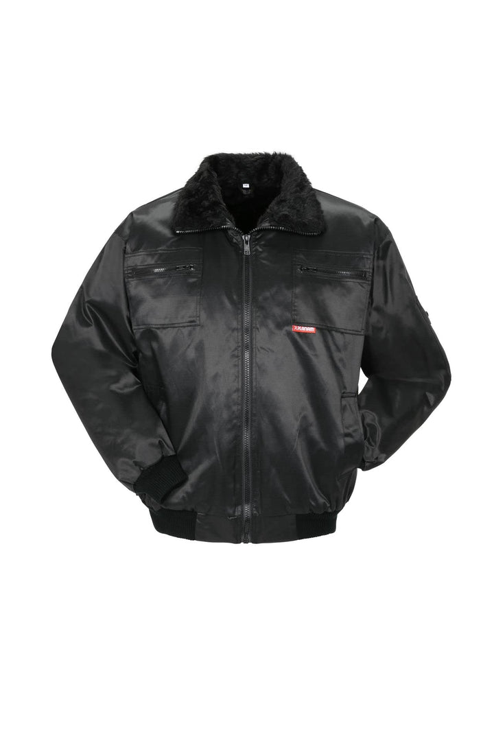 Planam Outdoor Winter Herren Gletscher Pilotenjacke schwarz Modell 0334 Grösse 5XL Schwarz 5XL, Schw