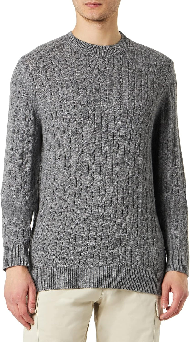 Seidensticker Herren Pullover, L Grau