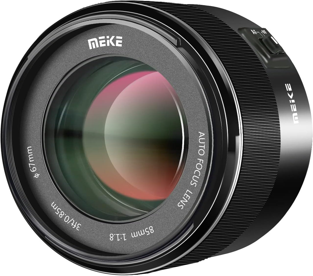 Meike 85 mm F1.8 Vollformat Autofokus Medium Telefon Portrait Objektiv Kompatibel mit Canon EOS EF M