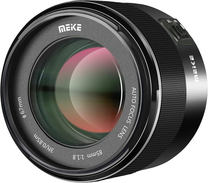 Meike 85 mm F1.8 Vollformat Autofokus Medium Telefon Portrait Objektiv Kompatibel mit Canon EOS EF M