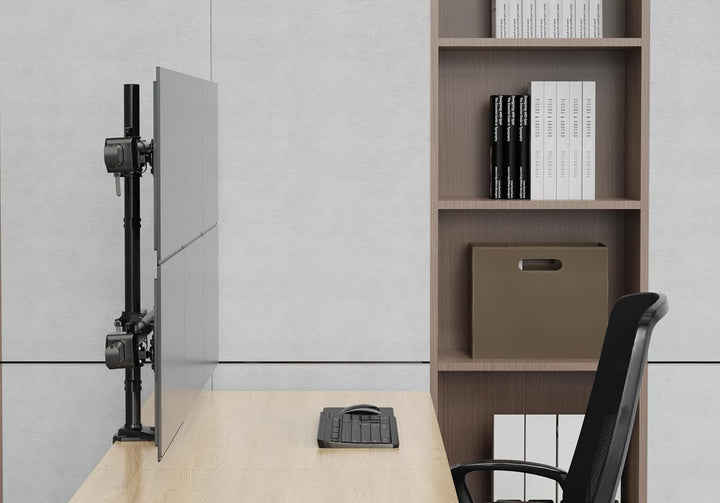 HFTEK - Bildschirmhalterung Für 6 Monitore Von 15 Bis 27 Zoll VESA 75/100 Arm Halterung Mount Monito