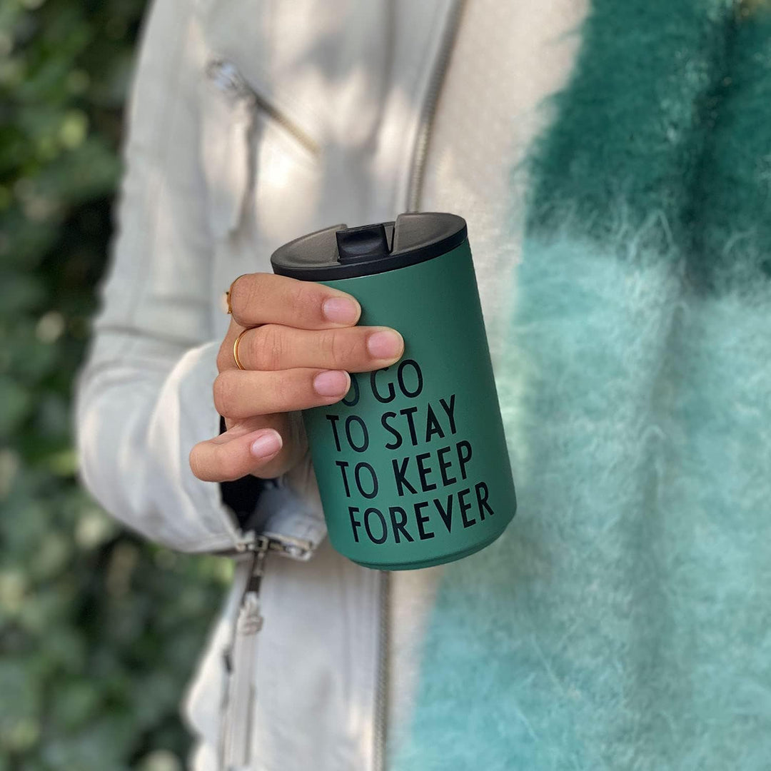 Design Letters Thermobecher TO GO | Thermobecher kaffee to go | Kaffeebecher To Go aus Edelstahl dop