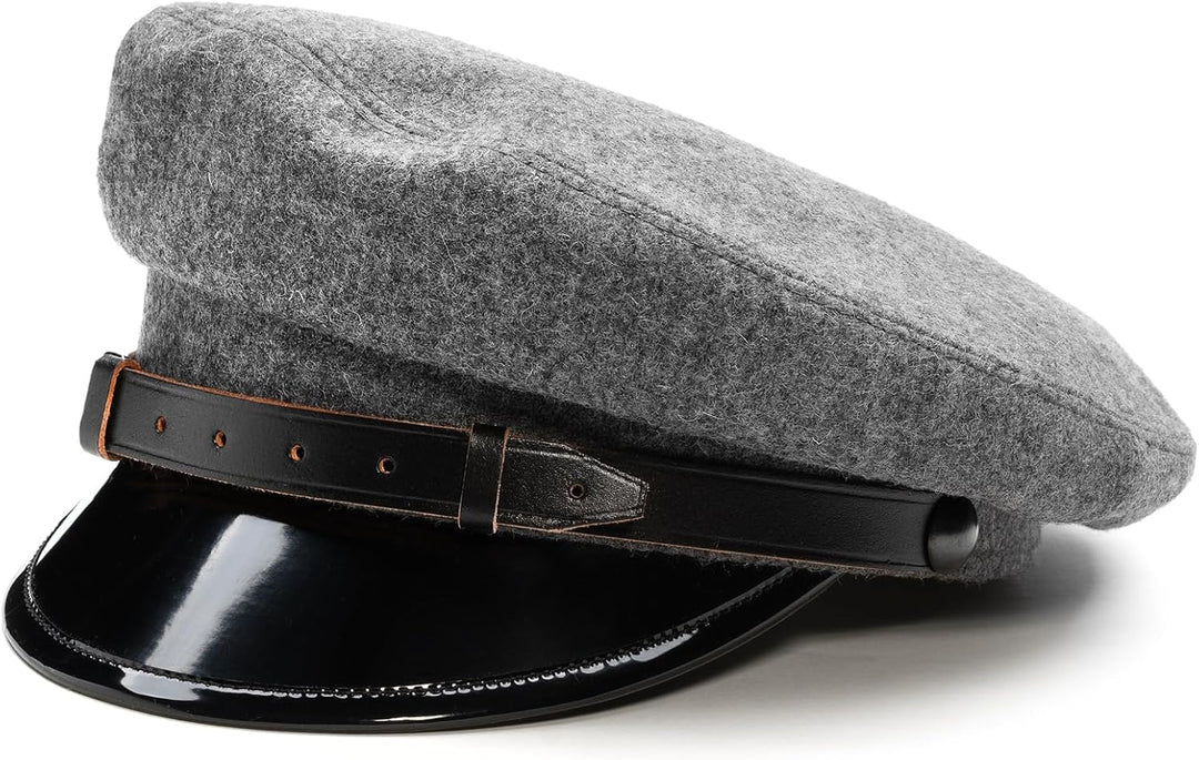 Sterkowski Maciejowka Model 1 Mütze | Wolle Schirmmütze für Herren und Frauen | Elegant Breton Mütze