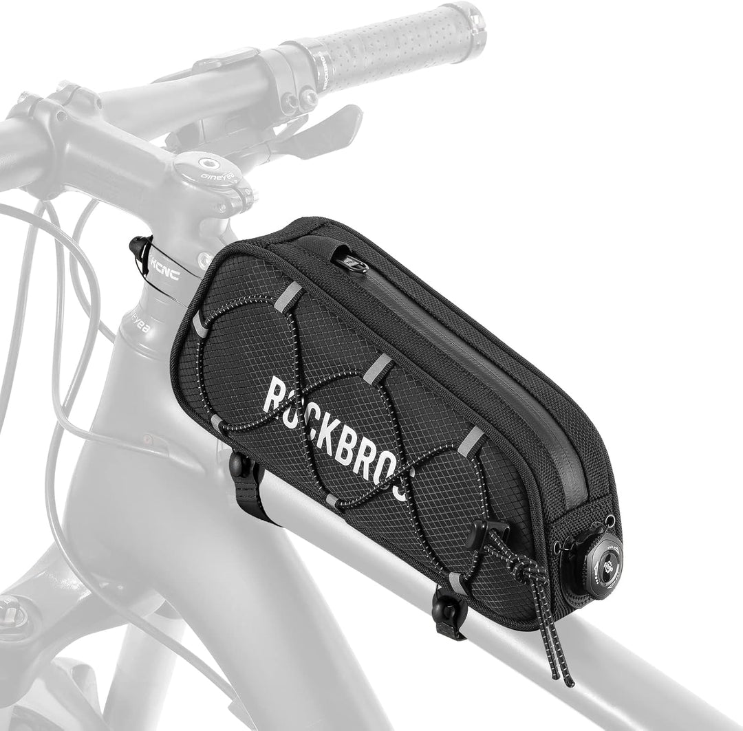 ROCKBROS Road-to-Sky Fahrrad Rahmentasche Wasserabweisend Oberrohrtasche 0,7L Reflektierend Fahrradt