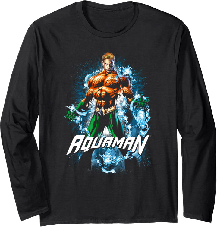 Aquaman Water Powers Langarmshirt