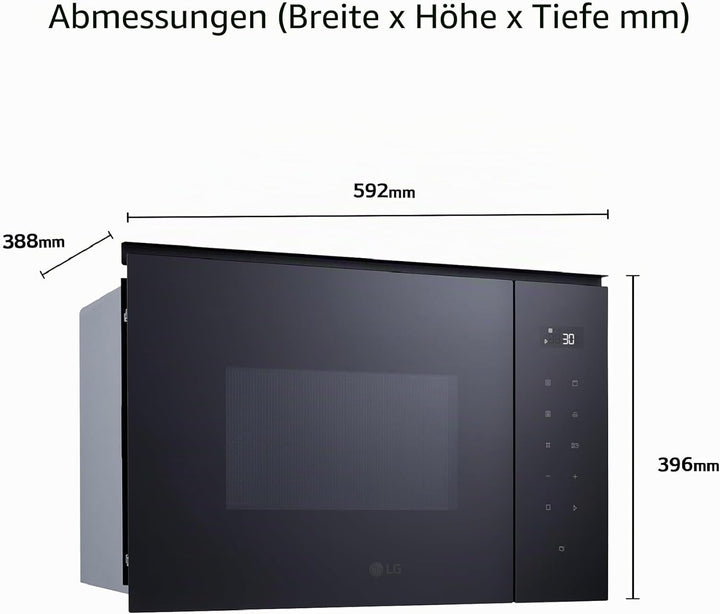 LG Mikrowelle mit integriertem Grill, 900 W, 25 l, MGBZ2593F