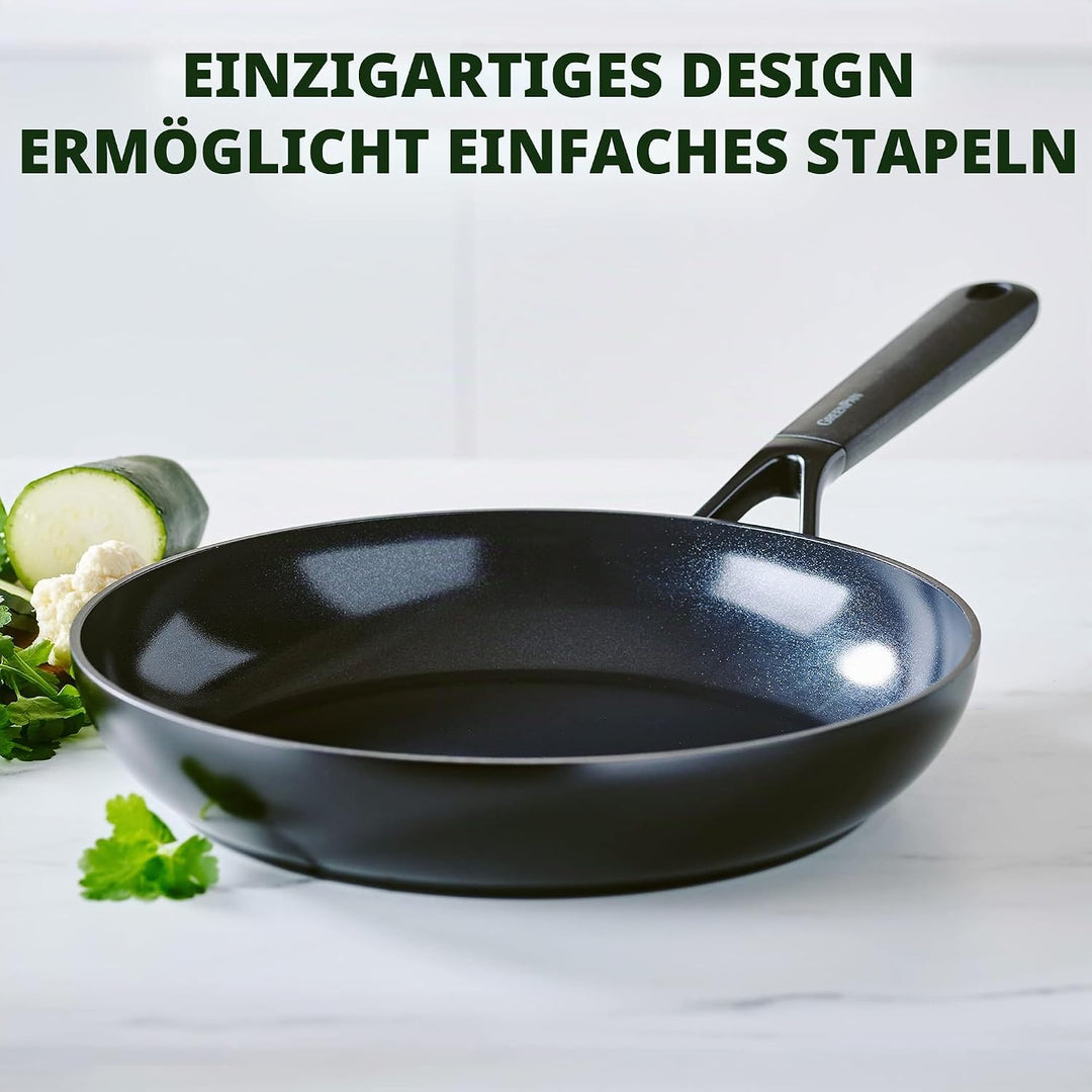 GreenPan SmartShape Gesunde 28 cm Keramik Antihaft Bratpfanne, PFAS-frei, Induktionsgeeignet, Backof