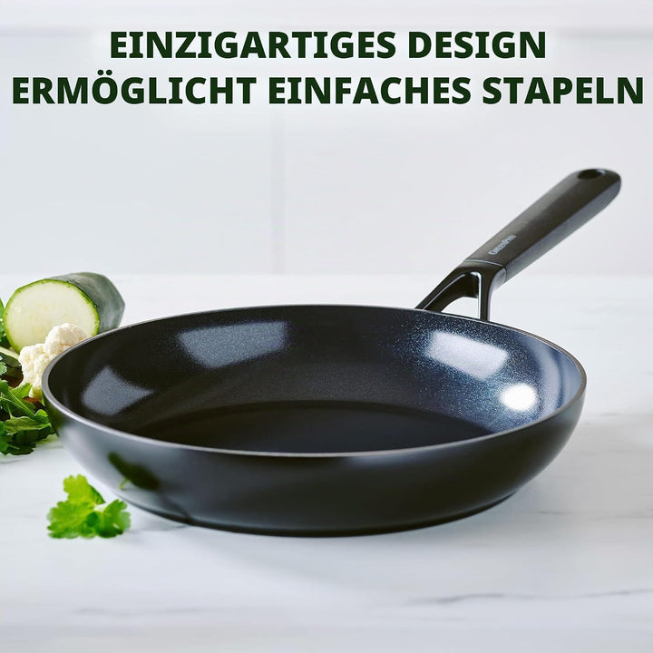 GreenPan SmartShape Gesunde 28 cm Keramik Antihaft Bratpfanne, PFAS-frei, Induktionsgeeignet, Backof