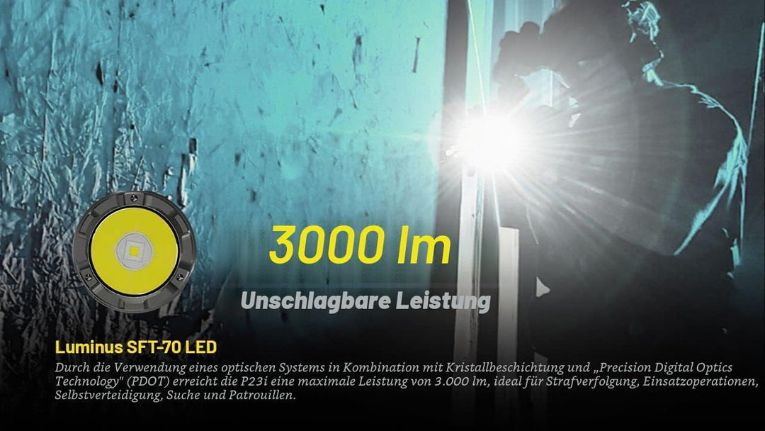 Nitecore FLASHLIGHT PRECISE SERIES/3000 LUMENS P23I
