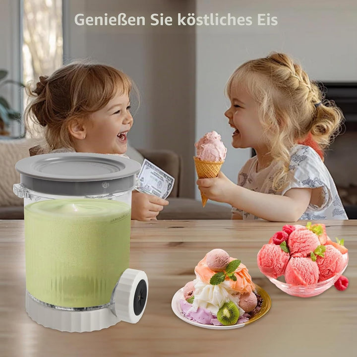 4er-Ninja Creami Swirl - Pack Behälter für Ninja Creami Swirl Pints und Deckel, Eisbehälter Ko