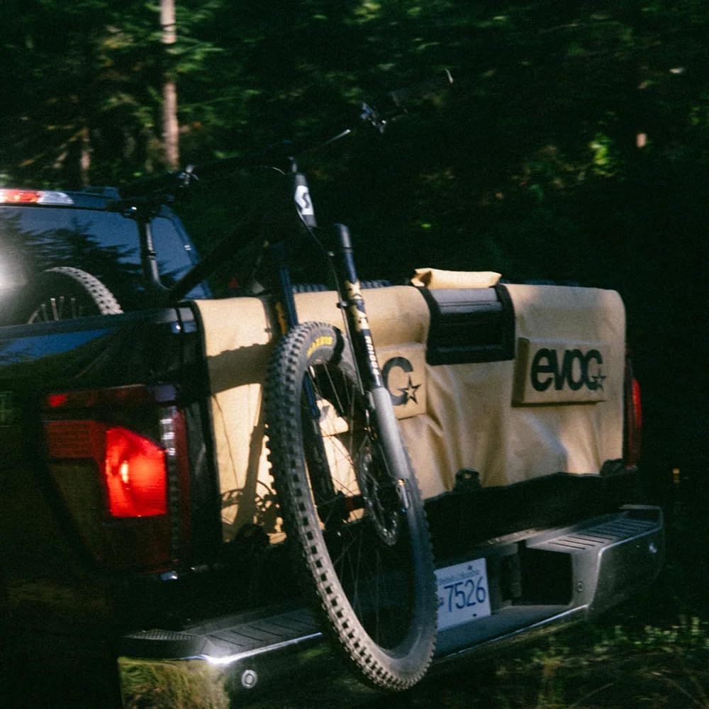 EVOC Tailgate PAD Mountainbike-Transport für Pickups, Fahrradkoffer (Fahrrad-Transporttasche für max