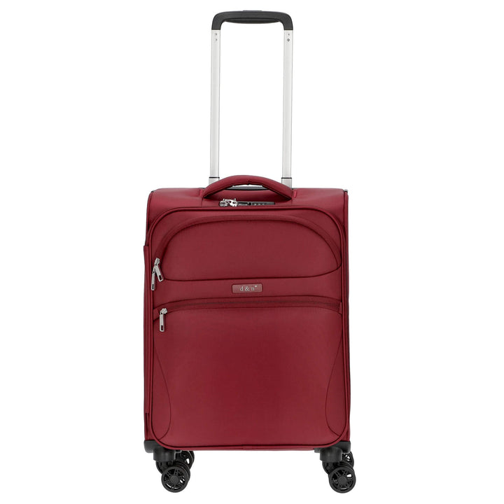D&N Travel Line 9104-4-Rollen-Kabinentrolley S 55 cm Bordeaux, Bordeaux