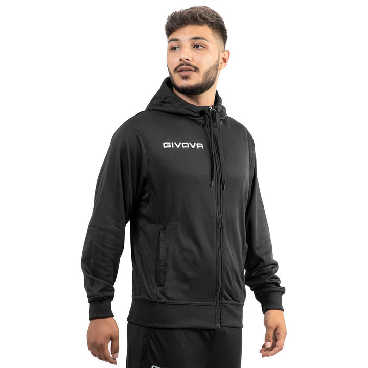givova Herren Ma024-0010-s Sweatshirt, Schwarz, S