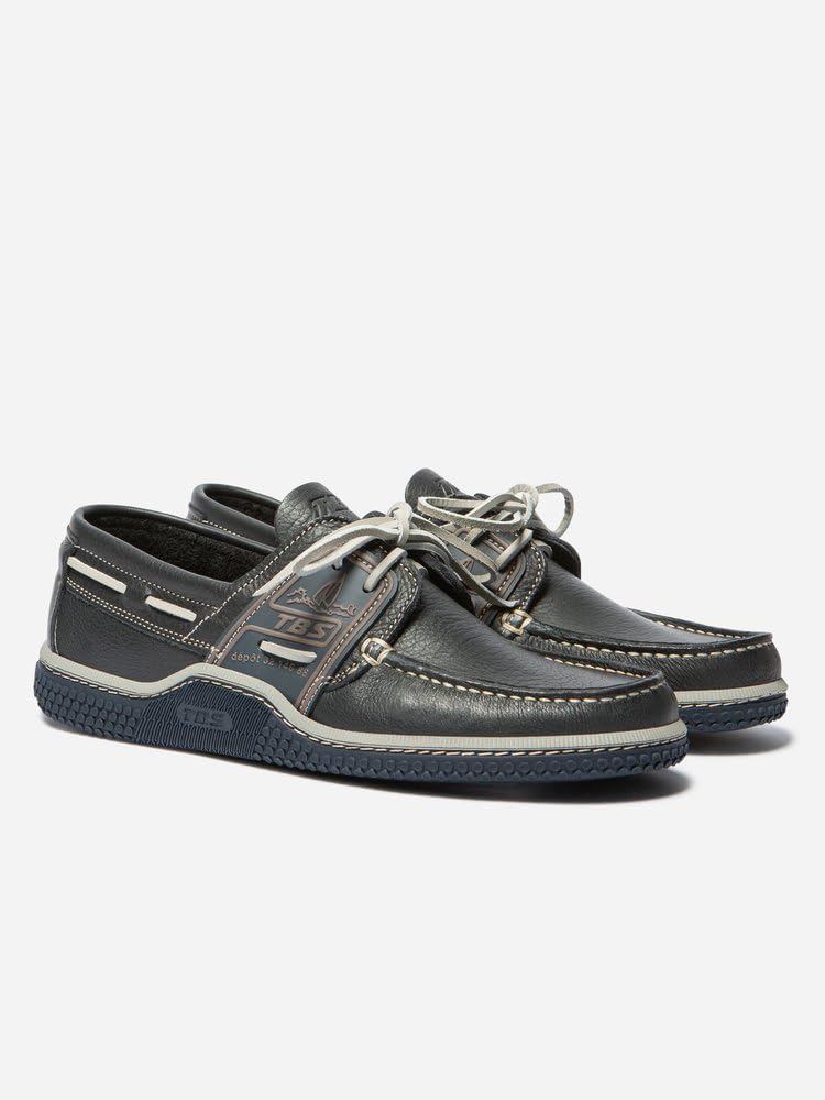 TBS Herren Globek Bootschuhe, 39 EU Blau Marine Froment B8d12