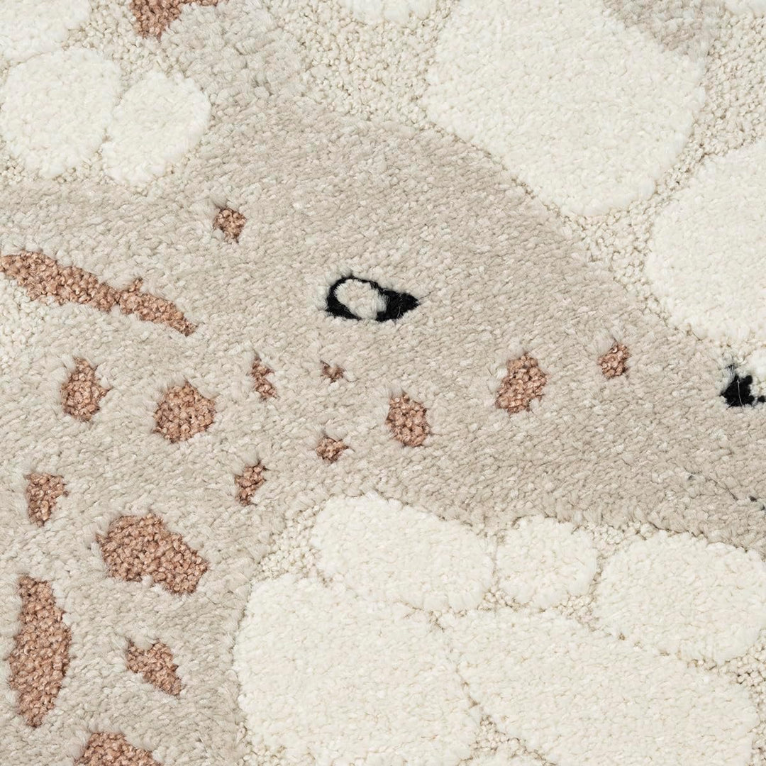 the carpet Jungle Kids Teppich für Kinderzimmer, Kinderteppich, 3D-Effekt, Pflegeleicht, strapazierf