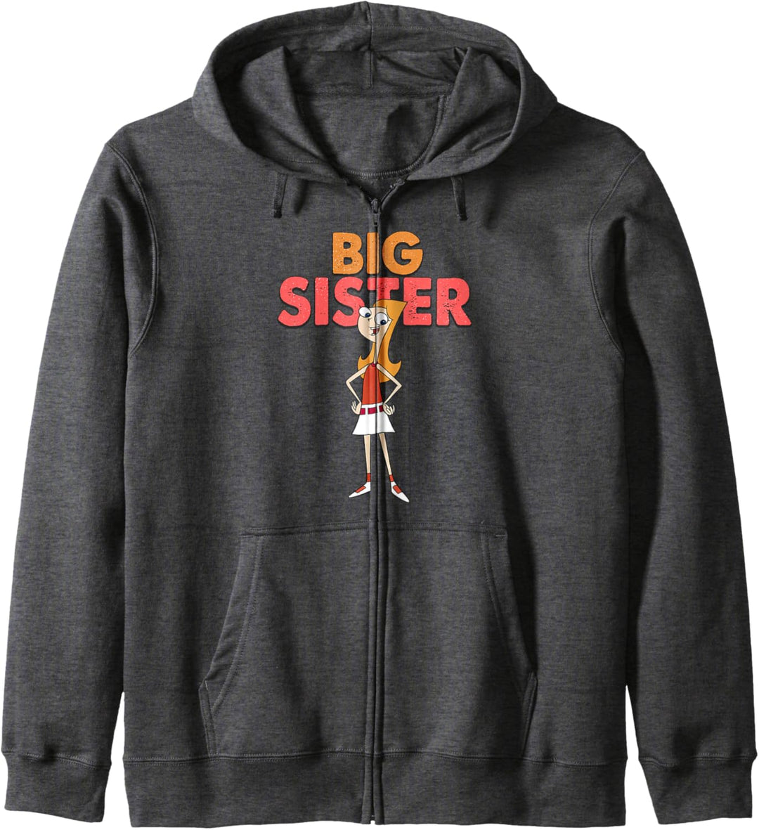 Disney Phineas and Ferb Candace Big Sister Stehende Pose Kapuzenjacke