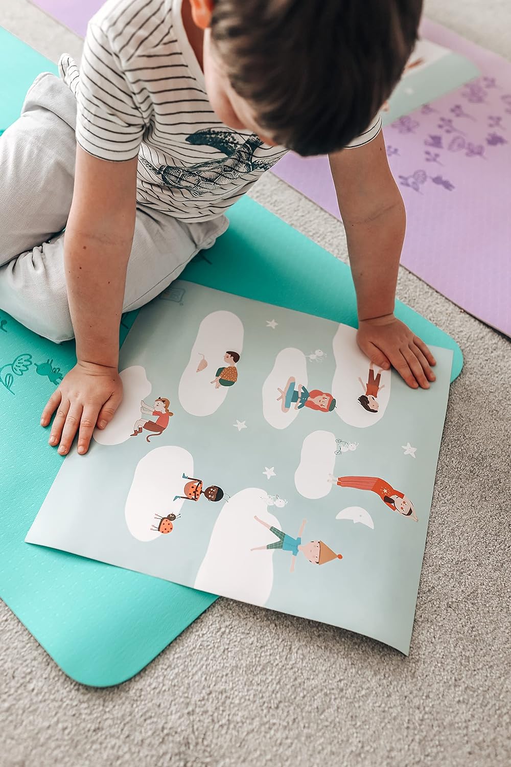 BUKI France Y024 Yoga Matte-Grün