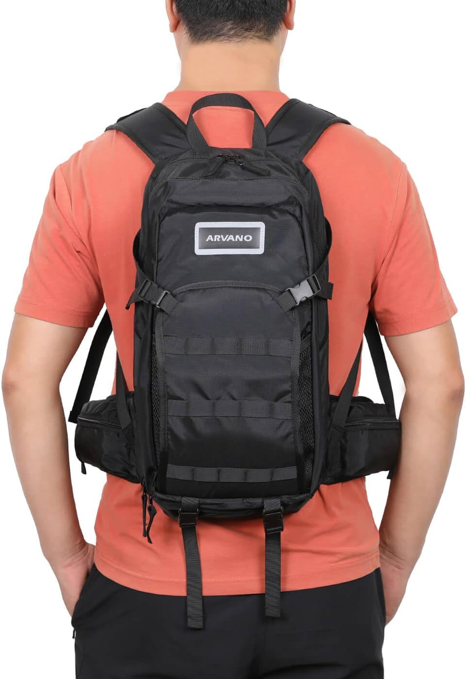 Arvano Trinkrucksack Fahrrad Rucksack mit Trinkblase 2l, Klein Wanderrucksack Skirucksack Wasserruck