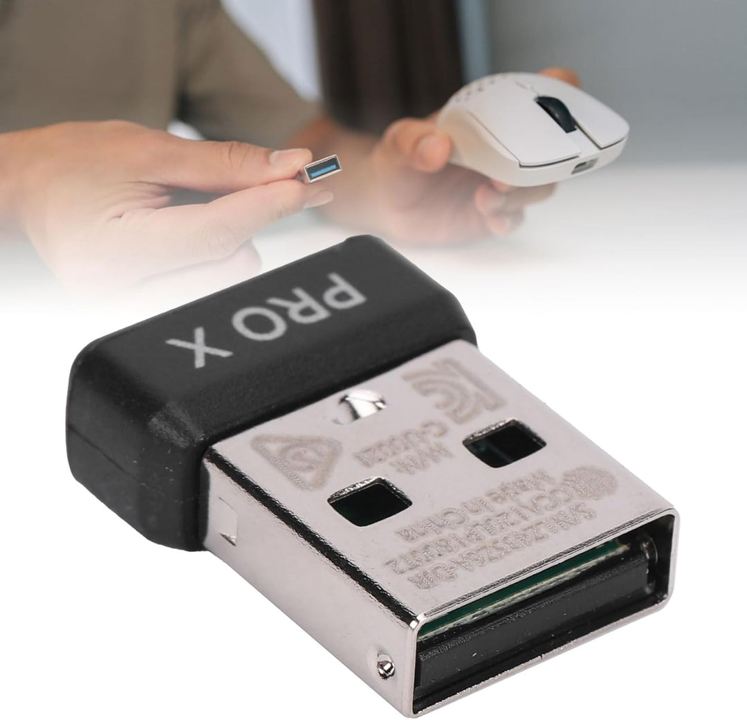 USB-Empfänger für G Pro X Superlight Kabellose Gaming-Maus, 2,4 GHz Kabelloser USB-Dongle-Mausempfän