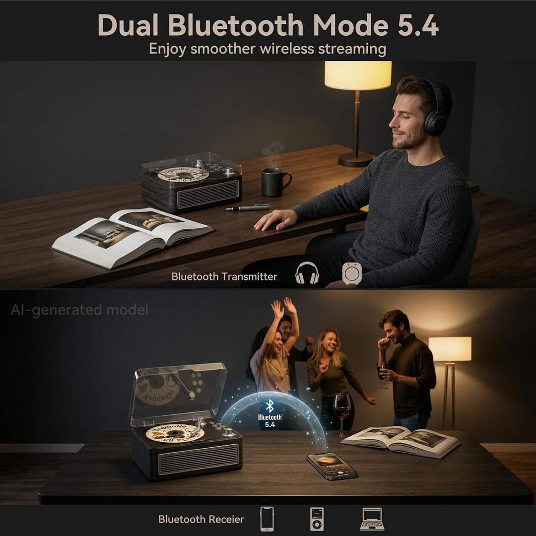 CD Player Tragbar Bluetooth: Kegaudio Radio mit CD-Player Tragbarer mit Lautsprecher Fernbedienung U