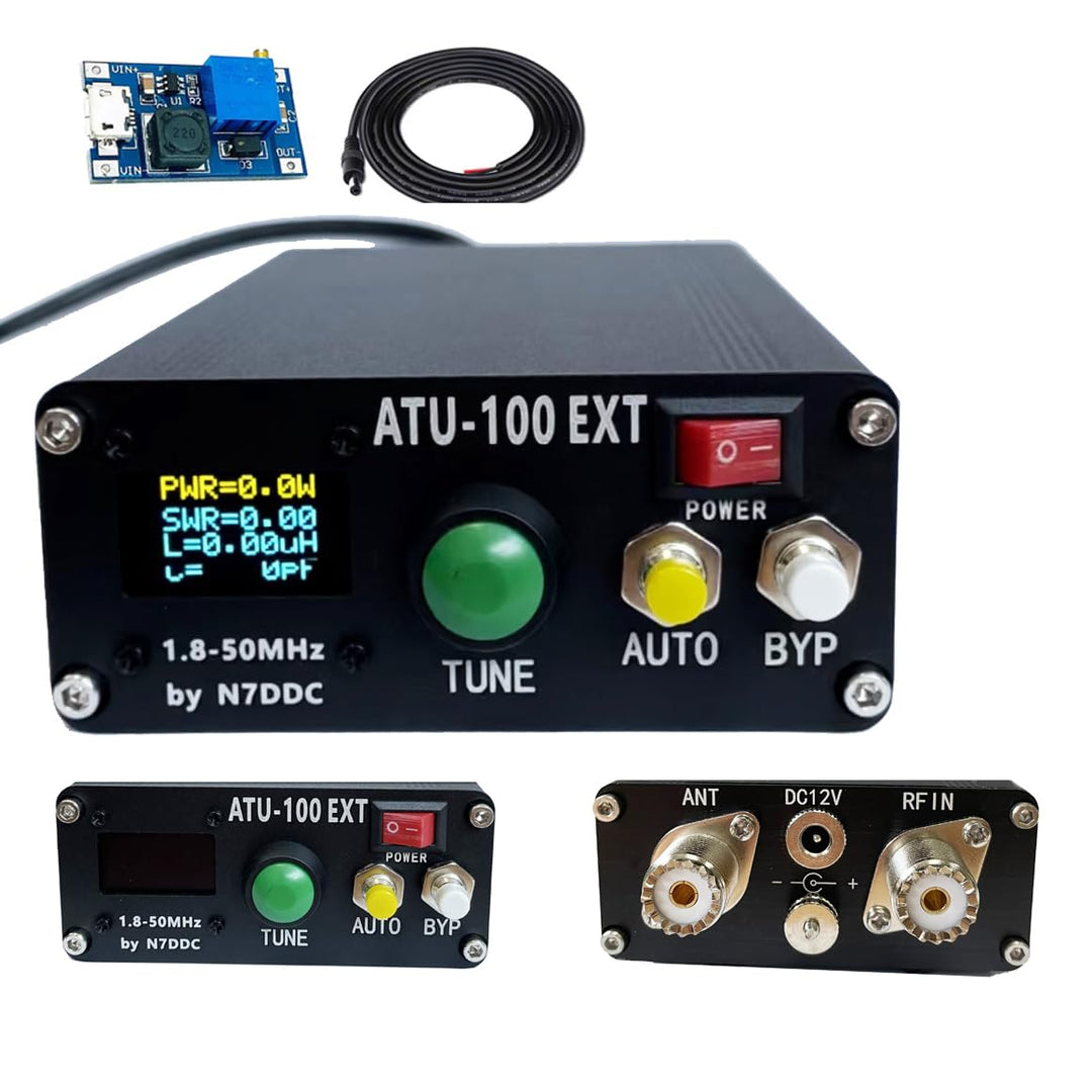 automatischer Antennentuner ATU-100 1.8-50mhz 100w Kurzwelle mit Metallgehäuse Assembled