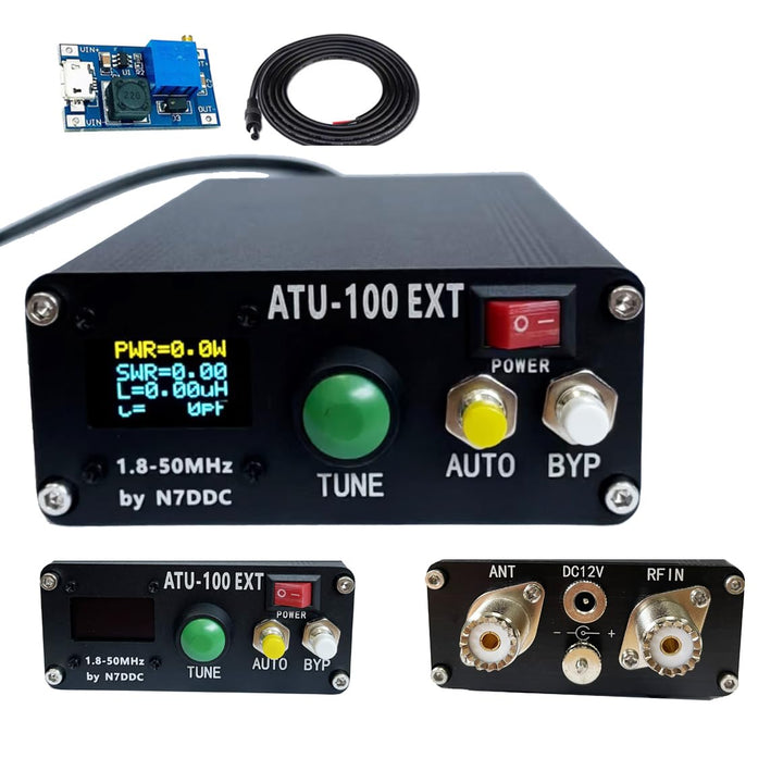 automatischer Antennentuner ATU-100 1.8-50mhz 100w Kurzwelle mit Metallgehäuse Assembled
