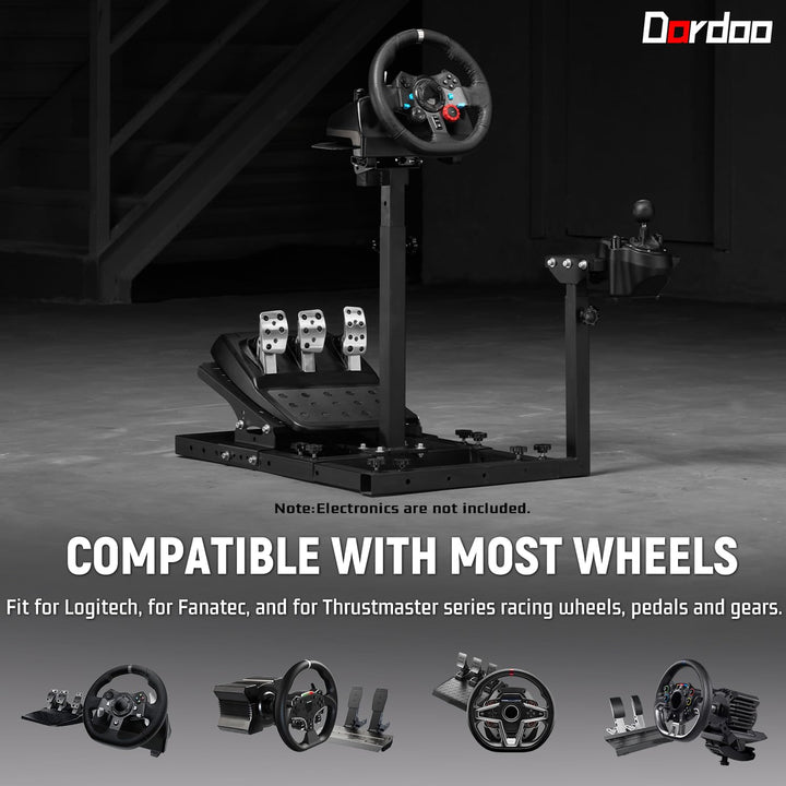 Dardoo Compact Racing Wheel Stand Platzsparender Lenkradständer