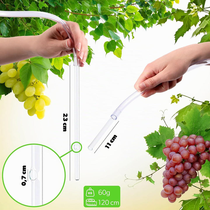 KADAX Glasballon-Set 54L, Gärballon mit Kunststoffkorb und Gärzubehör, Gummi-stopfen, Gärröhrchen, s