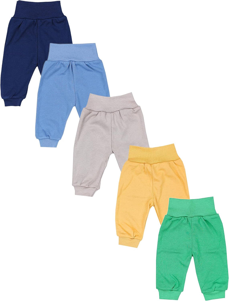 TupTam Unisex Baby Pumphose 5er Pack aus Oeko-Tex zertifizierten Materialien Langhose Unisex 62 Dunk